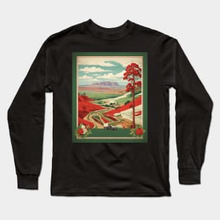 Bathurst Australia Vintage Travel Poster Tourism Art Long Sleeve T-Shirt